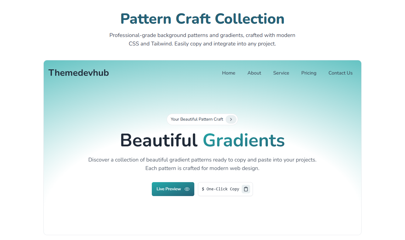 Pattern Craft Collection: Free CSS & SVG Background Patterns
