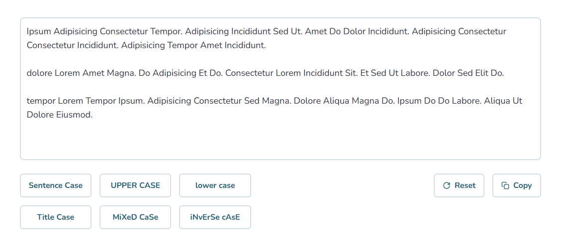 Free Online Case Converter