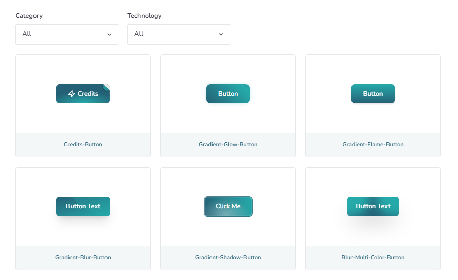CSS & Tailwind Button Collection