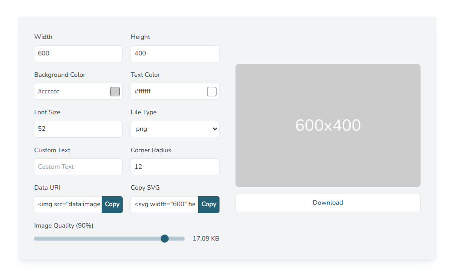Placeholder Image Generator